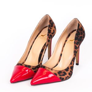 Дамски обувки RED LEOPARD, ток 100мм
